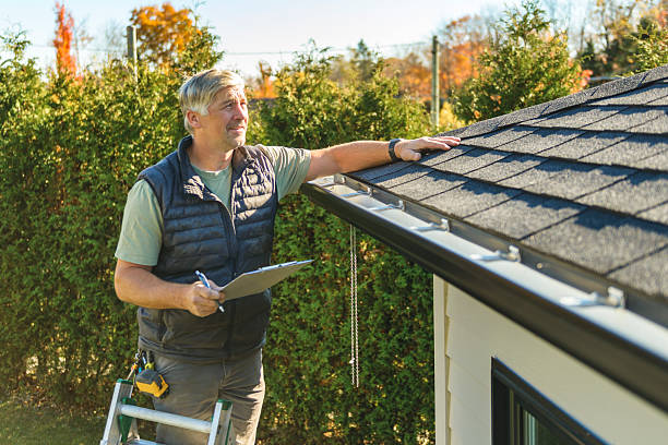 Professional Emergency Roof Repair technician working in Commodore, PA
